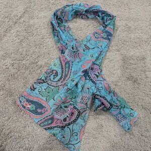 Blue Paisley‎ Scarf